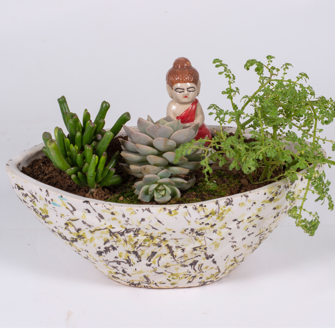 Lord Buddha’s Cute Boat Planter