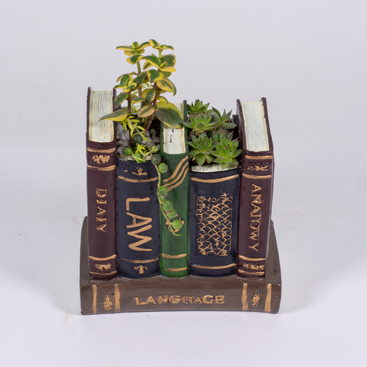 Retro Book Planter