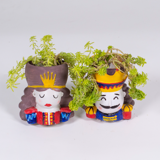 King & Queen planter